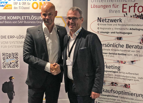 Sven Glatter (l.) und Thomas Neumeier freuen sich auf ihre Zusammenarbeit.