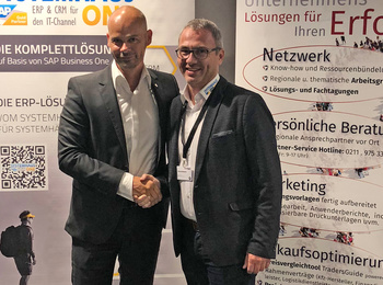 Sven Glatter (l.) und Thomas Neumeier freuen sich auf ihre Zusammenarbeit.