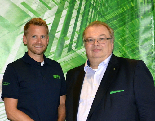 Michael Hofer (links) und Jörn Gellermann (rechts) freuen sich auf die intensive Zusammenarbeit als Geschäftsführer von ElectronicPartner Austria.