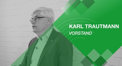Wie auch sein Vorstandskollege Friedrich Sobol wandte sich Karl Trautmann im Rahmen der virtuellen Messe per Podcast an die Mitglieder der Verbundgruppe.
