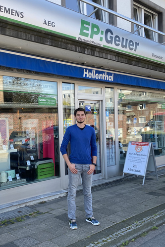 Inhaber Niklas Geuer freut sich über den zweiten Standort und die erfolgreiche, harmonische Übernahme von Geschäft und Mitarbeitern.   