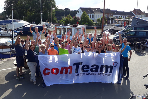 Die comTeam Radtour ist fester Bestandteil des Eventprogramms. Letztes Jahr führte die Route entlang der Ems nach Papenburg, dieses Jahr geht es durch die Lüneburger Heide.