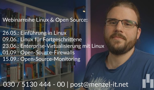 Im Rahmen der Linux-Seminarreihe mit Daniel Menzel, Inhaber von Menzel IT, erhalten die comTeam Partner nützliche Informationen rund um Vermarktung und technische Details.