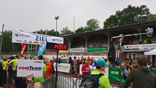 Der Zieleinlauf
