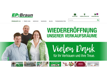Mit individuellen Homepagebühnen, Postings und Werbevorlagen unterstützt die ElectronicPartner Zentrale ihre Mitglieder bei der Wiedereröffnung.