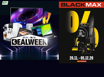 Logos Dealweek und BLACKMAX