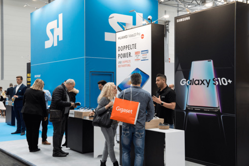 Auch auf der ElectronicPartner Jahresveranstaltung 2019 war SH mit eigenem Messestand vertreten.