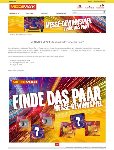 Messe Shopping Screenshot von MEDIMAX