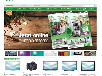 Screenshot EP:Website